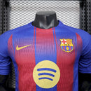 Camisola Player do Barcelona 25/26 Azul e Vermelho